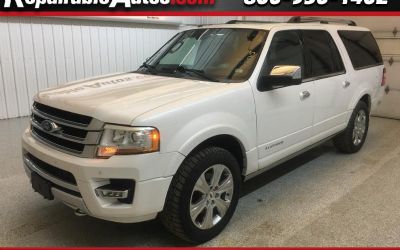 2015 Ford Expedition EL Platinum 4WD Repairable Water Damage