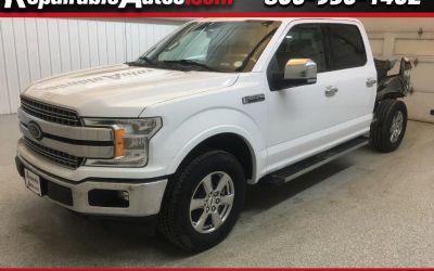 Photo of a 2019 Ford F-150 Lariat Supercrew 4WD Repairable Rear Damage for sale