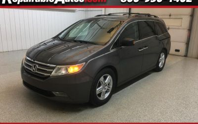 2012 Honda Odyssey Touring Repairable Hail Damage