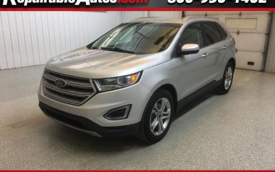 2017 Ford Edge Titanium AWD Repairable Hail Damage