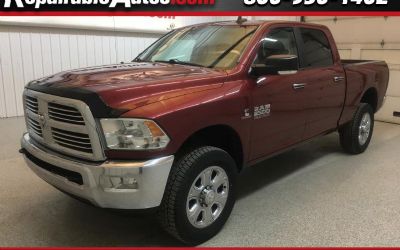 2015 RAM 2500 SLT Crew Cab 4WD Repairable Water/Side Damage