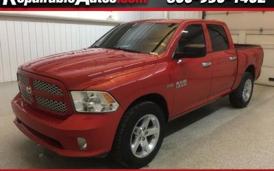 2015 RAM 1500 SLT Crew Cab 4WD Repairable Hail Damage