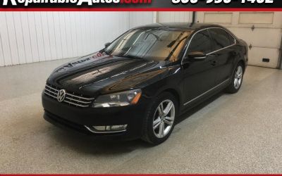 Photo of a 2014 Volkswagen Passat TDI SEL Repairable Hail Damage for sale