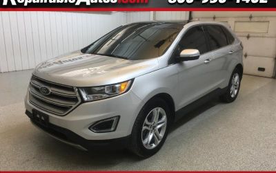 Photo of a 2018 Ford Edge Titanium AWD Repairable Vandalism Damage for sale