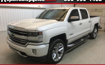 Photo of a 2017 Chevrolet Silverado 1500 High Country Crew Cab 4WD Repairable Hail Damage for sale