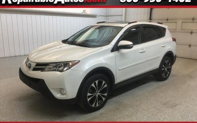 Photo of a 2015 Toyota RAV4 Limited AWD Repairable Hail Damage for sale