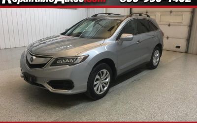 2018 Acura RDX Technology Package AWD Repairable Hail Damage