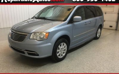 2013 Chrysler Town & Country Touring Wheel Chair Conversion Repairable Hail DAM