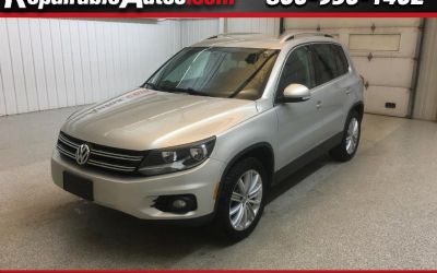 2013 Volkswagen Tiguan 2.0T S AWD Repairable Water Damage