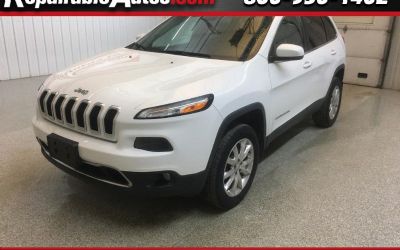 Photo of a 2015 Jeep Cherokee Limited 4WD Repairable Hail Damage for sale