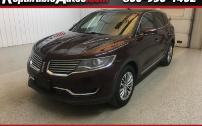 Photo of a 2017 Lincoln MKX Select AWD Repairable Hail Damage for sale