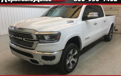 2021 RAM 1500 Laramie Crew Cab 4WD Repaired Rear Damage