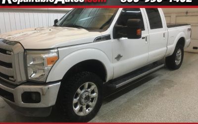 Photo of a 2015 Ford F-250 SD Lariat Crew Cab 4WD Repairable Roof Damage for sale