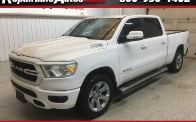 Photo of a 2019 RAM 1500 Big Horn Crew Cab 4WD Repairable Hail Damage for sale