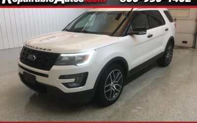 Photo of a 2017 Ford Explorer Sport 4WD Repairable Hail Damage for sale