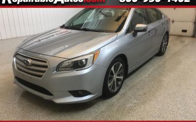 2017 Subaru Legacy 3.6R Limited AWD Repairable Hail Damage