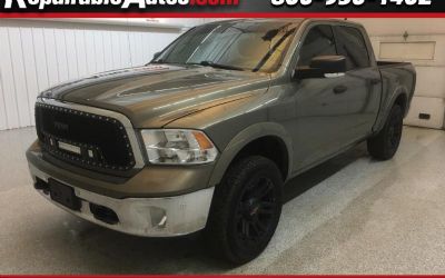 Photo of a 2014 RAM 1500 SLT Crew Cab 4WD Repairable Rear Damage for sale