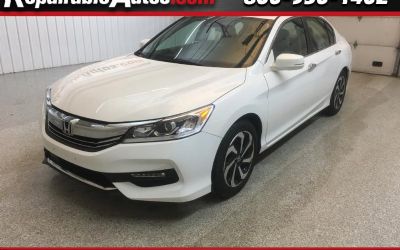 Photo of a 2017 Honda Accord EX-L Sedan Honda Sensing Repairable Roof Damage for sale