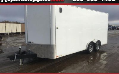 Photo of a 2021 Sure-Trac Unknown 8X18 Enclosed Trailer Repairable Hail Damage for sale