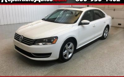 Photo of a 2013 Volkswagen Passat 2.5L SE Repairable Side Damage for sale