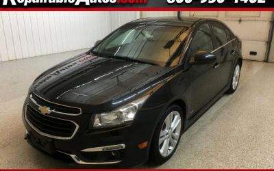 Photo of a 2015 Chevrolet Cruze LTZ Repairable Hail Damage for sale