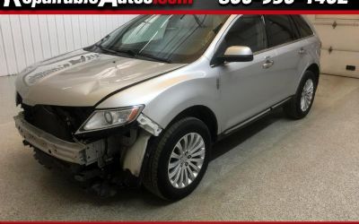 Photo of a 2013 Lincoln MKX AWD Repairable Front Damage for sale