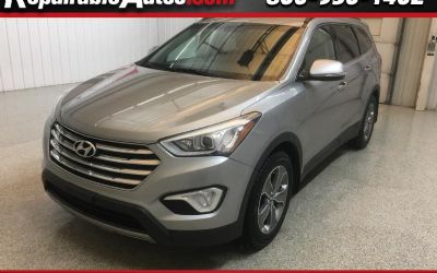 Photo of a 2014 Hyundai Santa FE GLS AWD Repairable Rear Damage for sale