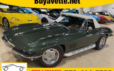 1967 Chevrolet Corvette Convertible *factory Air Conditioning*