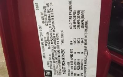 Photo of a 2004 Chevrolet S-10 LS for sale