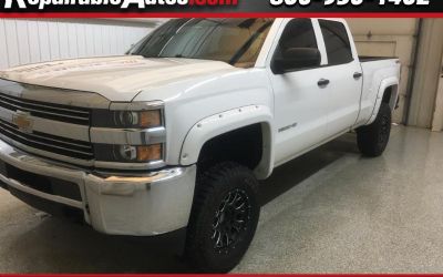 Photo of a 2015 Chevrolet Silverado 2500HD LT Crew Cab 4WD Repairable Hail/Storm Damage for sale