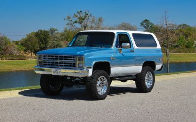 1986 Chevrolet K5 Blazer Fresh Cosmetic Restoration, Lifted, 350 V8, 4X4