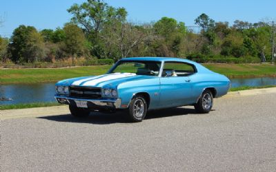1970 Chevrolet Chevelle SS 396 Big Block, Air Conditioning, 2 Build Sheets