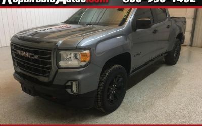 Photo of a 2022 GMC Canyon AT4 Crew Cab 4WD Repaired Rear Damage for sale