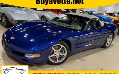 2004 Chevrolet Corvette Commemorative Edition 1SC Convertible