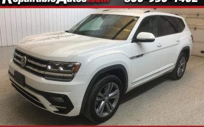 Photo of a 2018 Volkswagen Atlas V6 R-LINE W/Technology AWD Repairable Hail Damage for sale