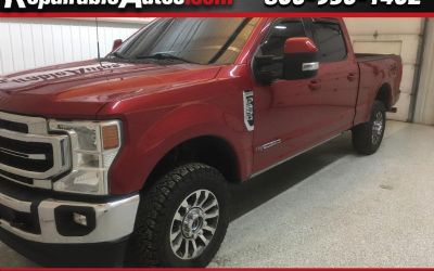 Photo of a 2022 Ford F-250 SD Lariat Crew Cab 4WD Repairable Side Damage for sale