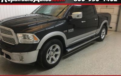 Photo of a 2018 RAM 1500 Laramie Crew Cab 4WD Repairable Rear Damage for sale