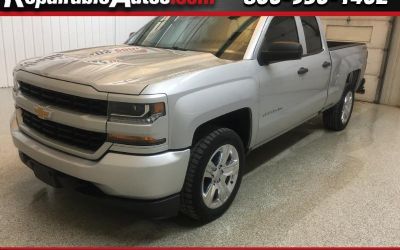 Photo of a 2018 Chevrolet Silverado 1500 Extended Cab 4WD Repairable Rear Damage for sale