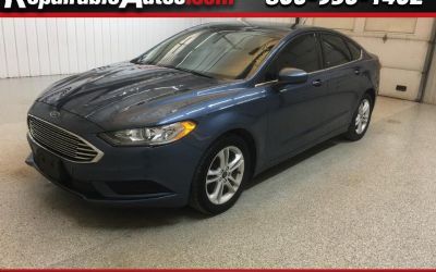 Photo of a 2018 Ford Fusion SE Repairable Hail Damage for sale