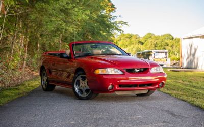 1994 Ford Mustang Cobra Indianapolis PAC 1994 Ford Mustang Cobra Indianapolis Pace Car Edition
