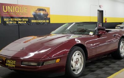 1993 Chevrolet Corvette Convertible 40TH Anni 1993 Chevrolet Corvette Convertible 40TH Anniversary Edition