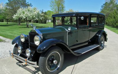 1929 Packard Eight Series 633 Seven Passenger Sedan With Overdrive