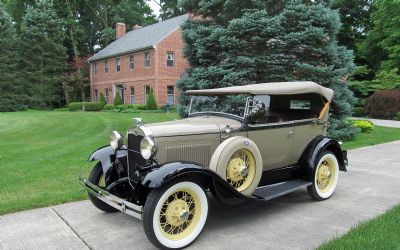 1931 Ford Model A Deluxe Two Door Phaeton Convertible