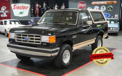 1991 Ford Bronco Eddie Bauer 4X4 1991 Ford Bronco 2DR Eddie Bauer