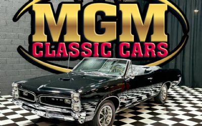 1966 Pontiac GTO 389CID 3X2BBL TRI Power Convertible Auto Redlines
