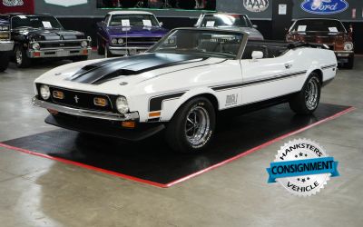 1972 Ford Mustang Convertible Mach 1 STY 1972 Ford Mustang Convertible Mach 1 Style