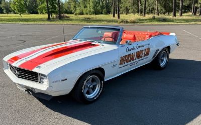 1969 Chevrolet Camaro Rpo-Z11 RS/SS Pace Car 1969 Chevrolet Camaro Rpo-Z11 RS/SS Pace Car Convertible