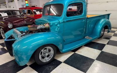 1940 Ford F-100 Hot Rod Pickup Named Toxic Teal