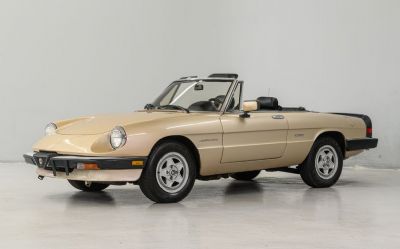 1986 Alfa Romeo Spider Veloce 