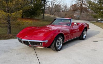 1968 Chevrolet Corvette Convertible Number Matching 327 4SPD PDB Red/Red
